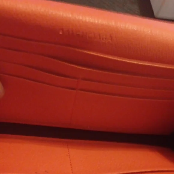 Balenciaga Calfskin Leather Burnt Orange Wallet Full Inclusion (EUC) - Picture 9 of 16